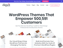 Tablet Screenshot of elegantthemes.com